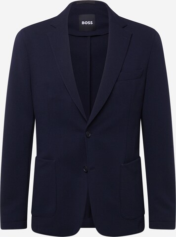 Coupe regular Veste de costume 'Hanry' BOSS en bleu : devant