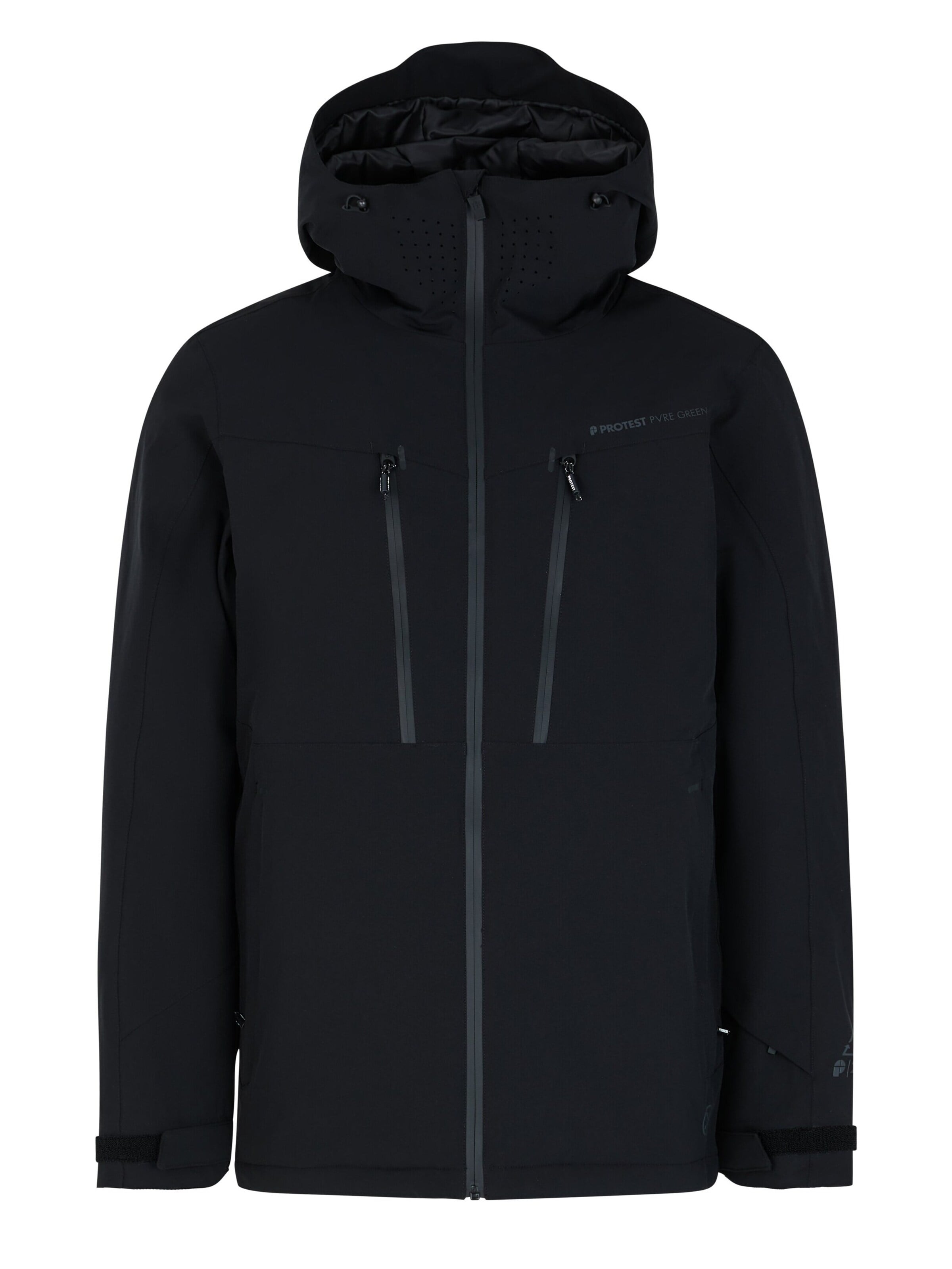 PROTEST Sportjacke 'PRTTIMOTHY'‌‌‌‌ in Schwarz: Vorderseite