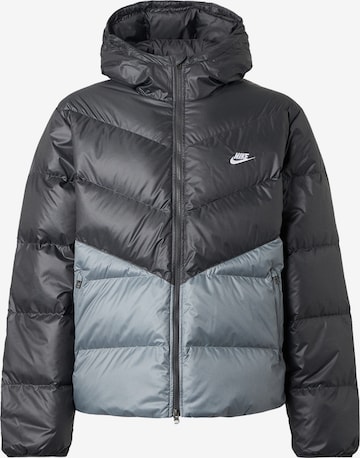 juoda Nike Sportswear Žieminė striukė 'Windrunner': priekis