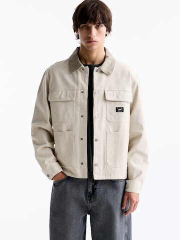 Pull&BearPrijelazna jakna - bijela boja: prednji dio
