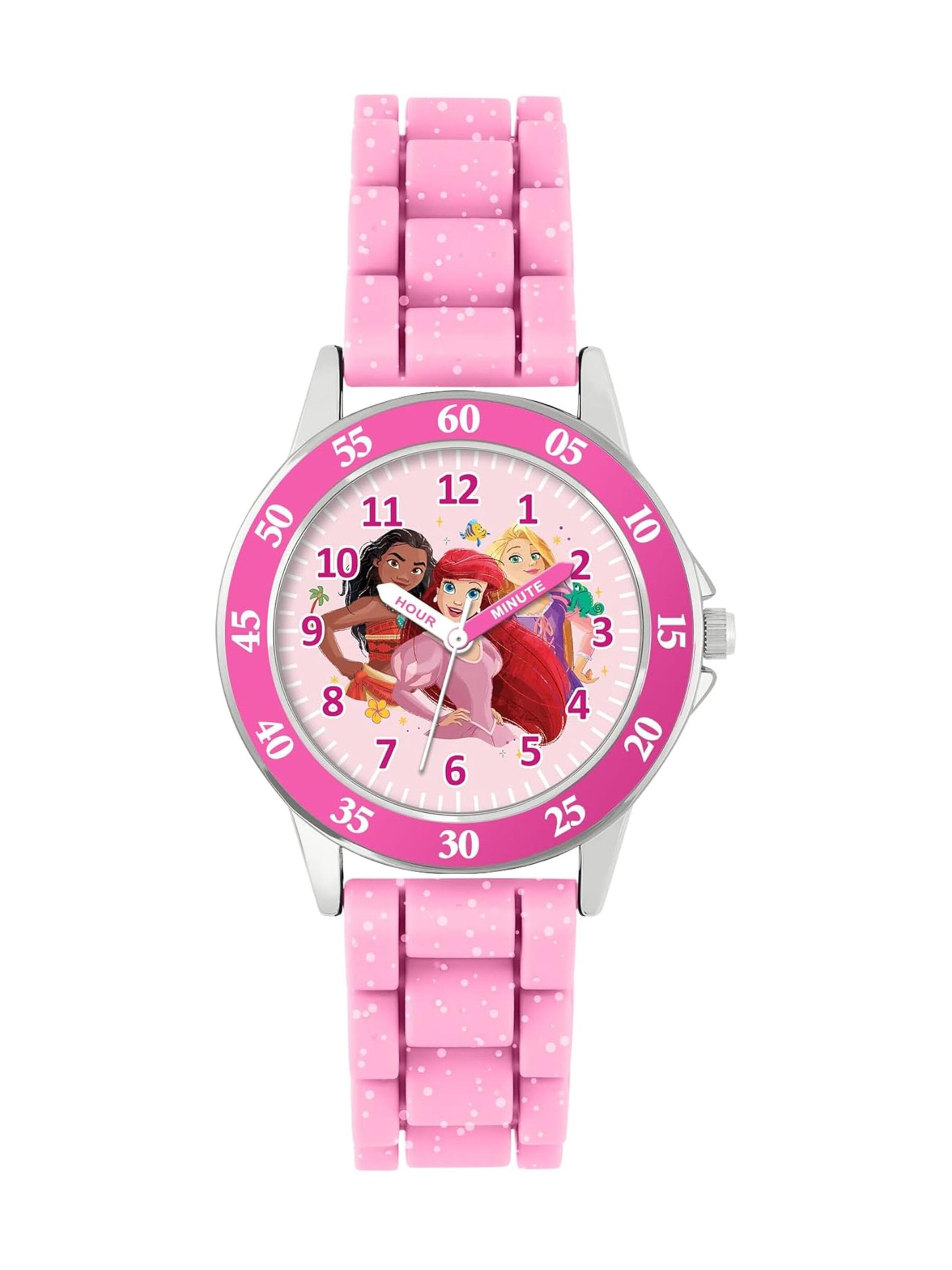 Montre 'Princess Time Teacher' DISNEY en rose : devant