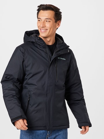 COLUMBIA Outdoorjacke 'Oak Harbor Insulated Jac-Black' in Schwarz: Vorderseite