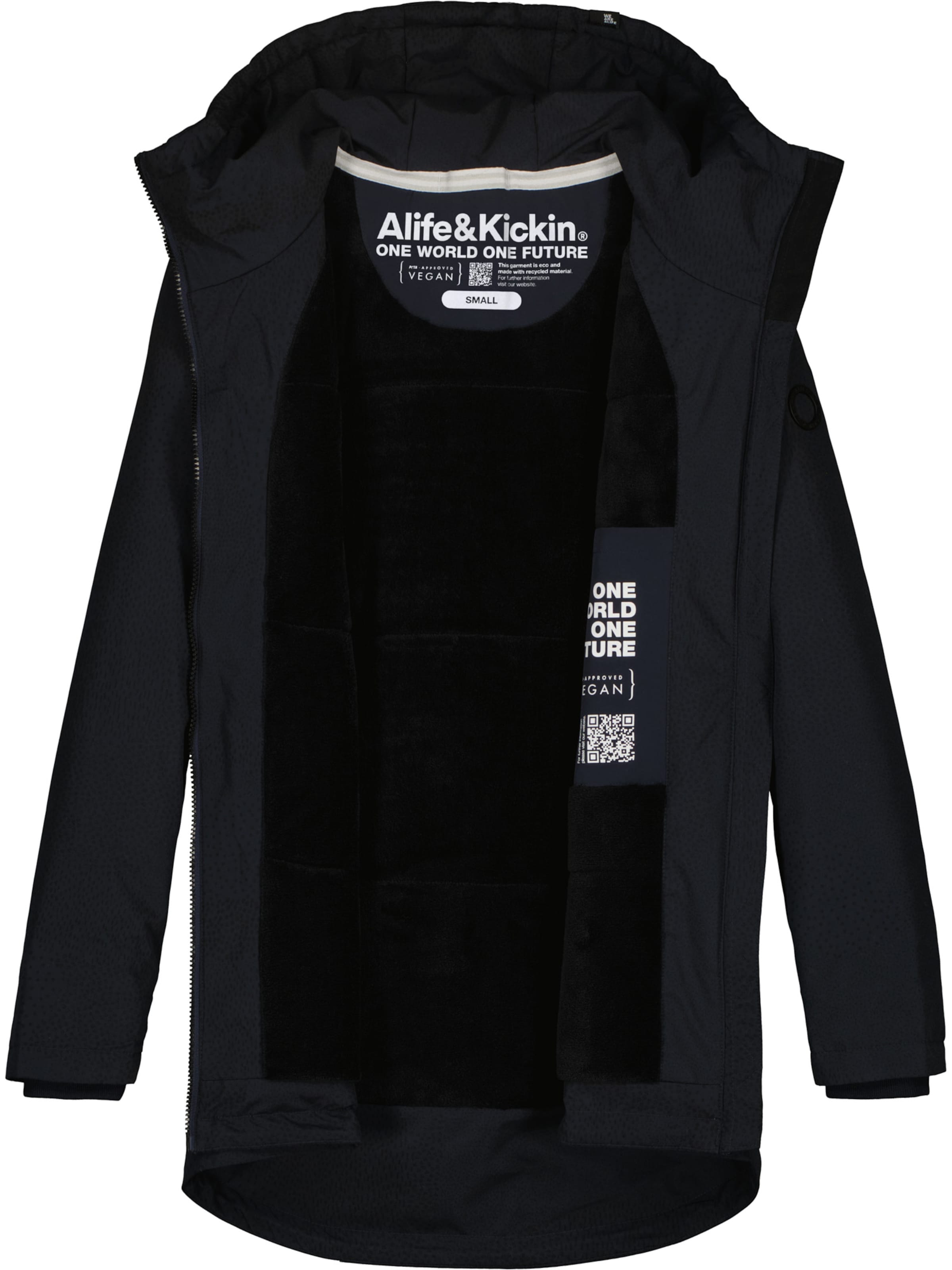 alife & kickin Winter Jacket 'LilouAK B' in Blue