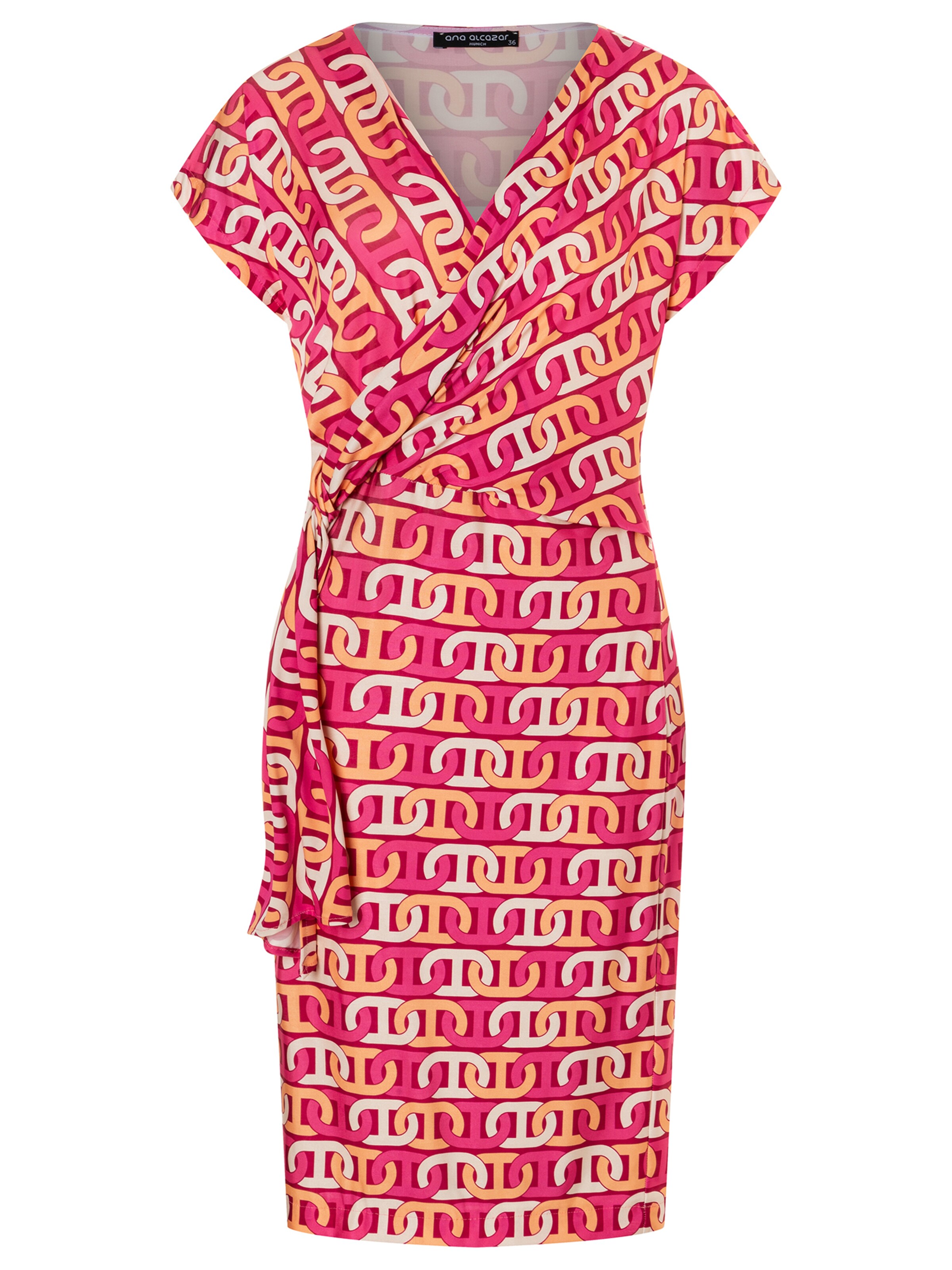 Ana Alcazar Kleid 'Wibara' in orange / pink / weiß, Produktansicht