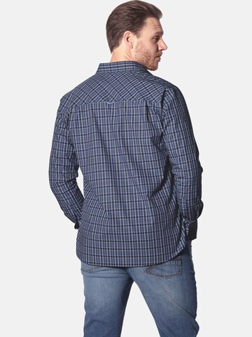 Jan Vanderstorm Comfort Fit Hemd ' Bjornman ' in Blau