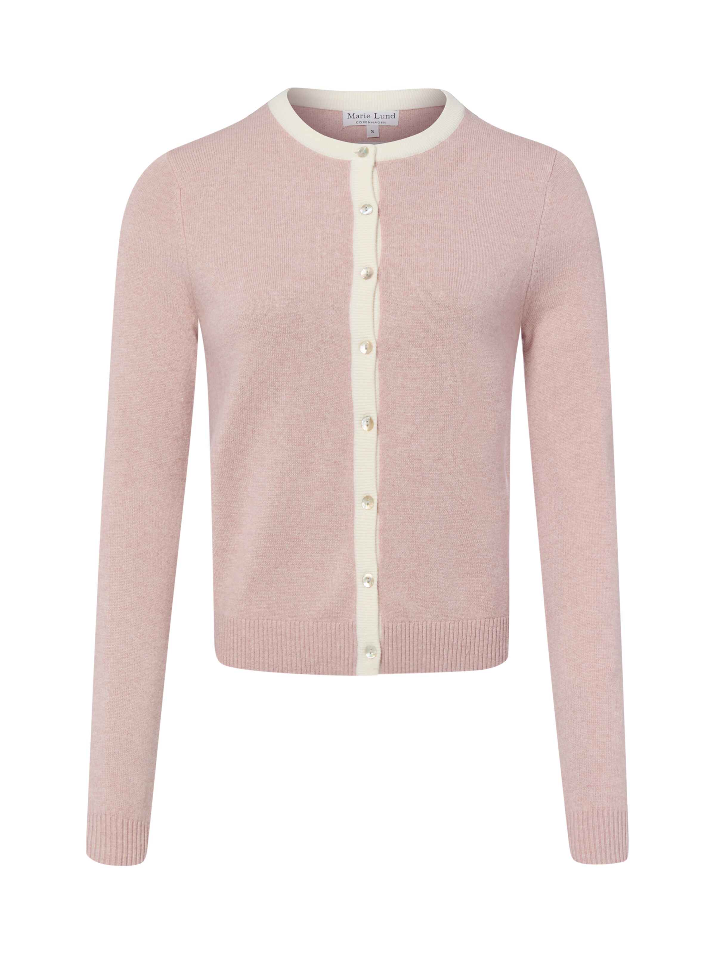 Marie Lund Knit cardigan in Pink: front