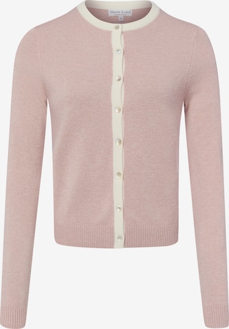 Marie Lund Strickjacke in Pink: Vorderseite