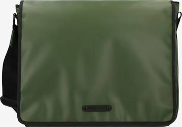 GREENBURRY Messenger 'Upcycled Tarpaulin' in Grün: Vorderseite