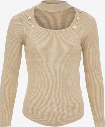 caneva Sweater in Beige: front
