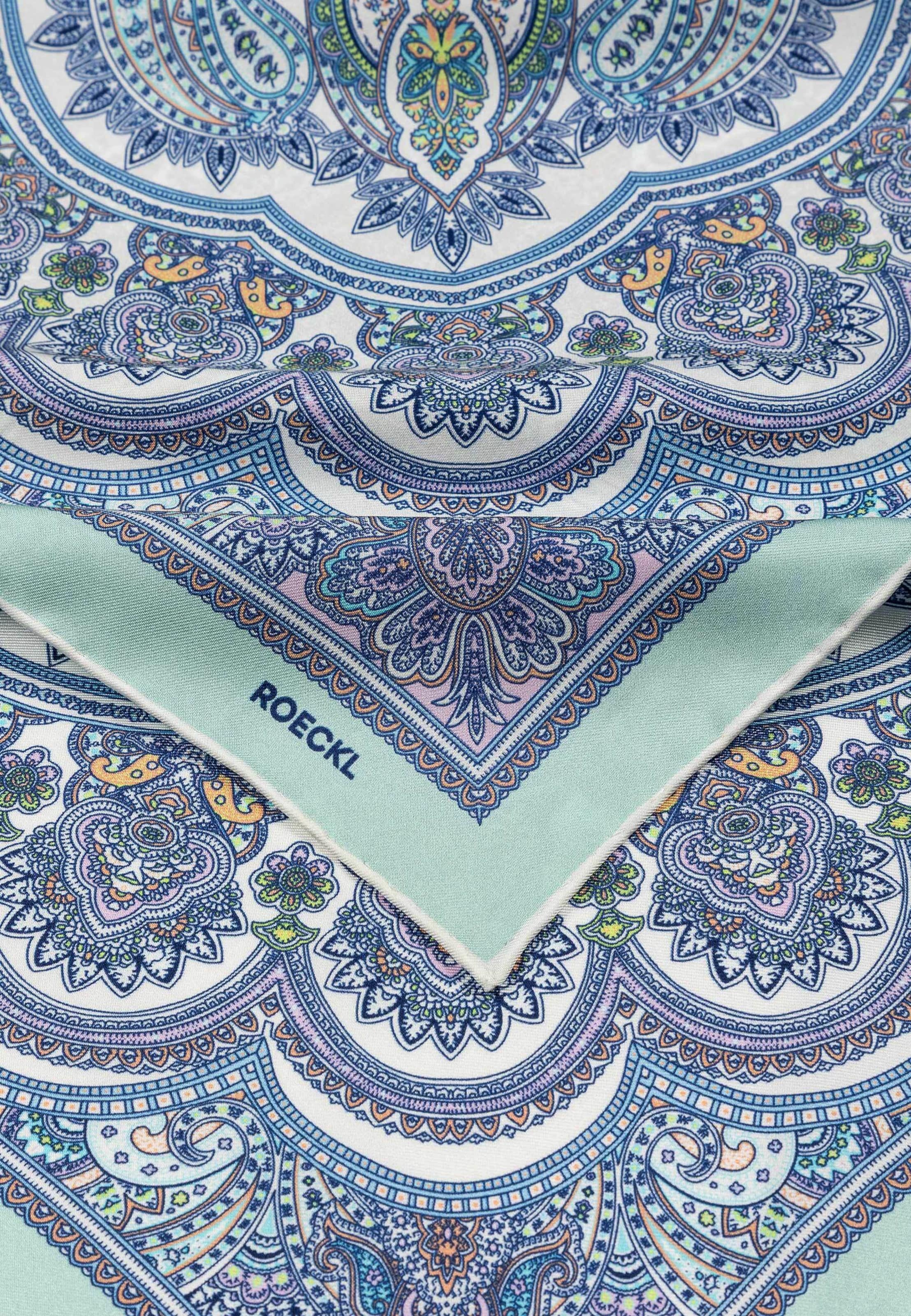 Roeckl Shawl ' FINE PAISLEY' in Blue
