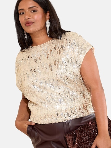 Friends Like These Blouse in Yellow: front