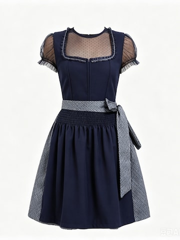 Yesfashion Dirndl in Blue: front
