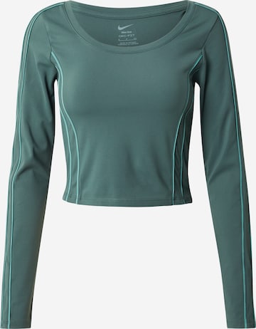 T-shirt fonctionnel 'One' NIKE en vert : devant