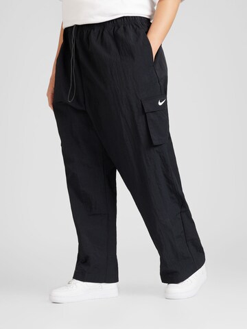 Nike Sportswear Loosefit Cargobukser 'Essential' i sort: forside