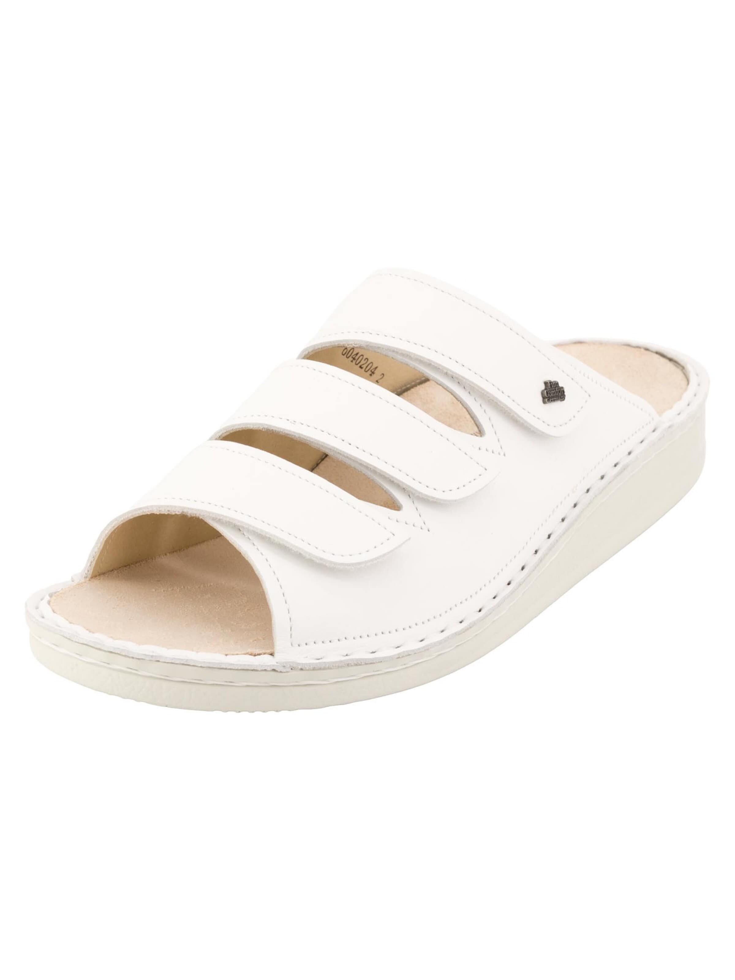 Finn Comfort Mules 'Korfu' in White: front