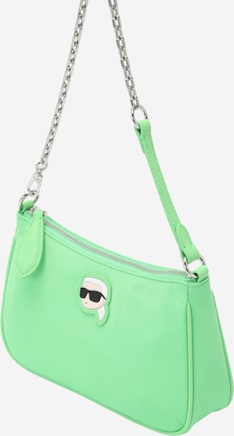 Karl Lagerfeld Shoulder Bag in Green: front