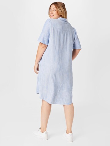 Vero Moda Curve Shirt Dress 'ALIYA' in Blue