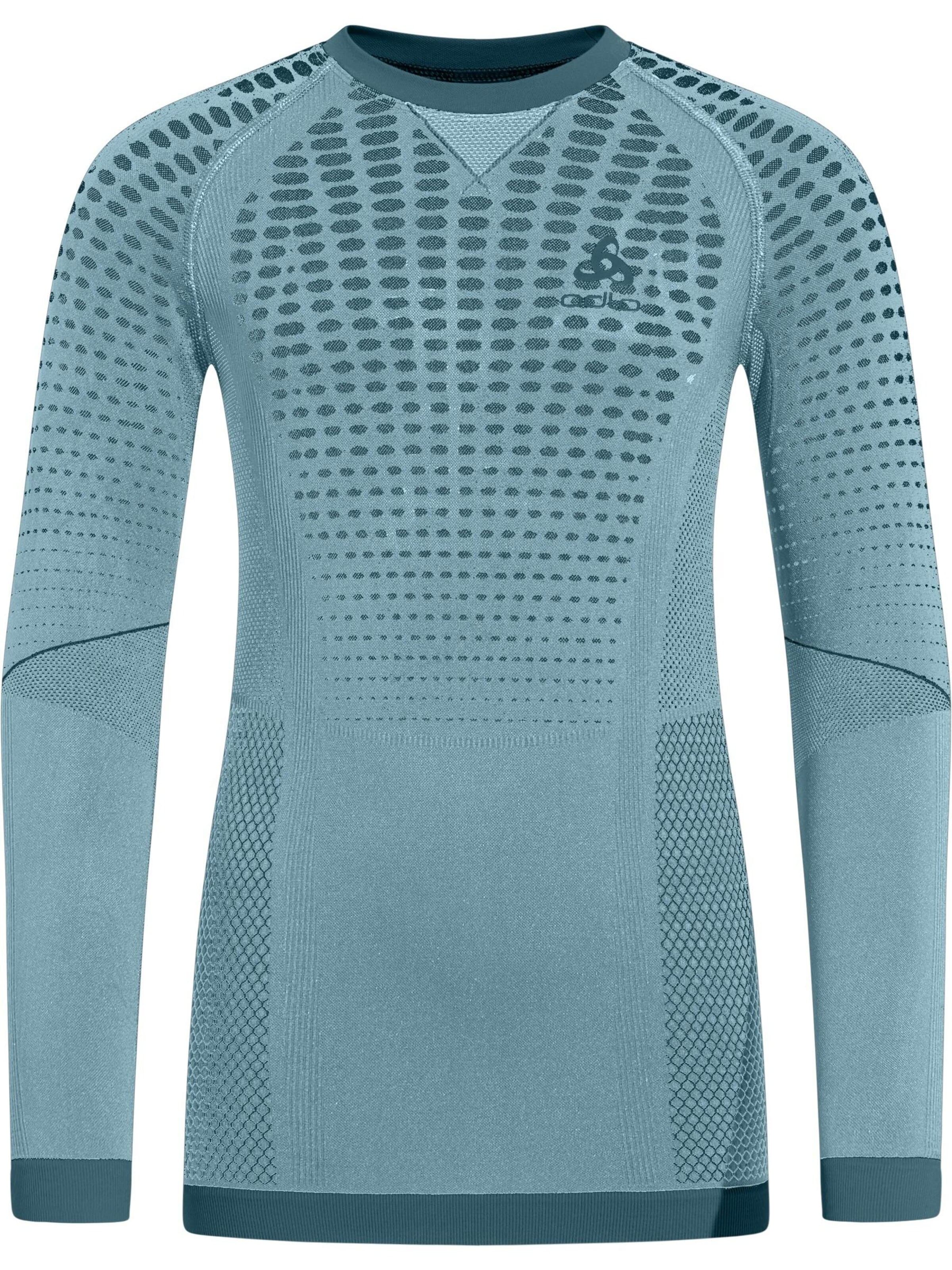 ODLO Sport onderkleding 'EVOLUTION WARM' in Blauw: voorkant
