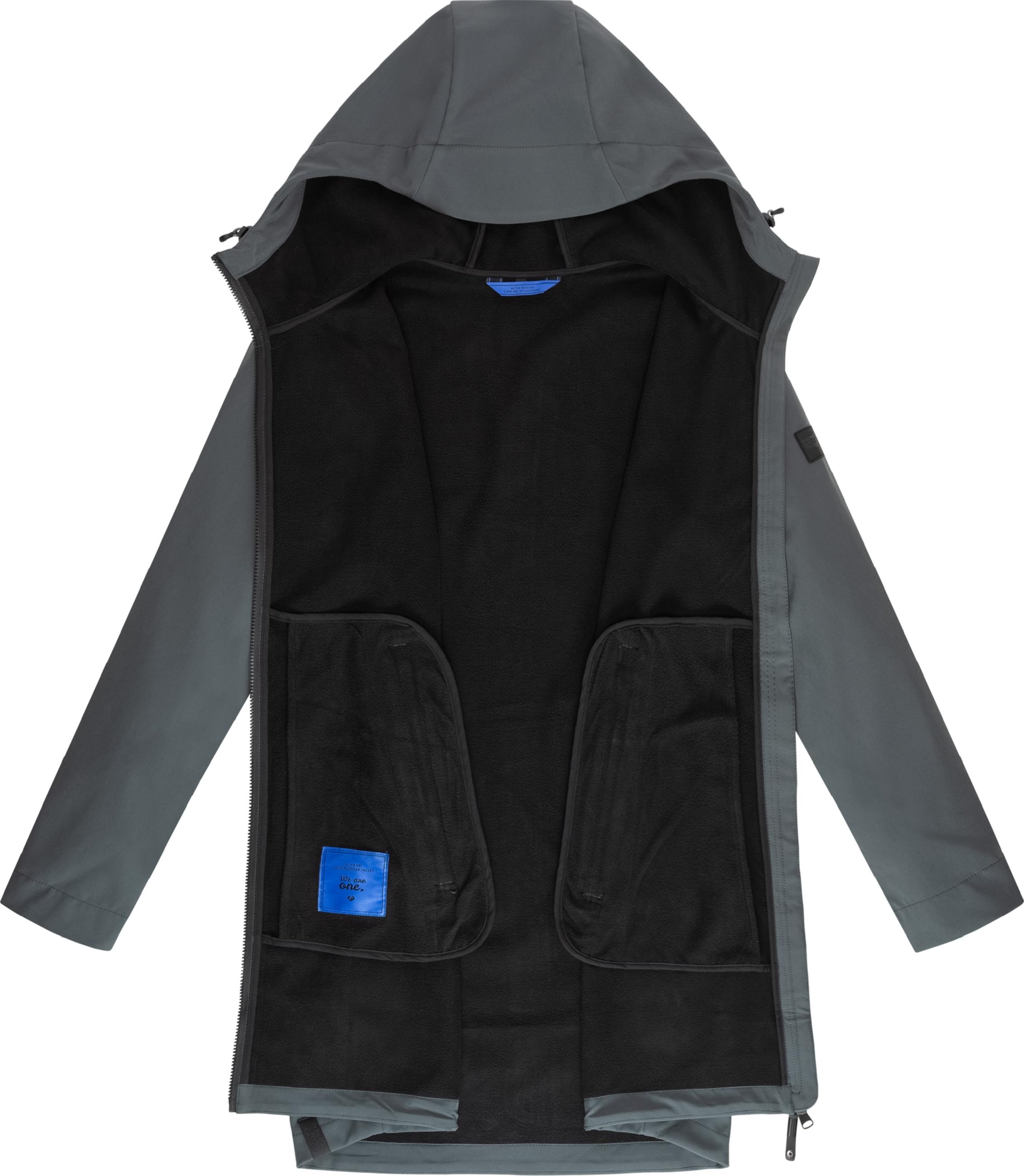 Giacca funzionale 'Shellwie' di Ragwear in grigio