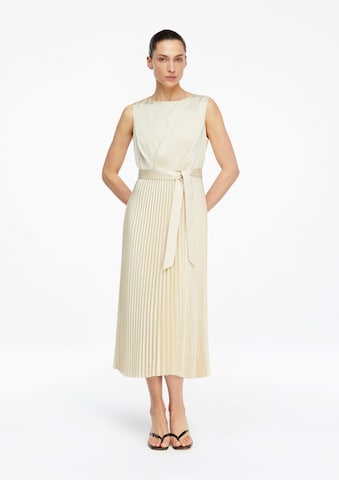COMMA Dress in Beige: front