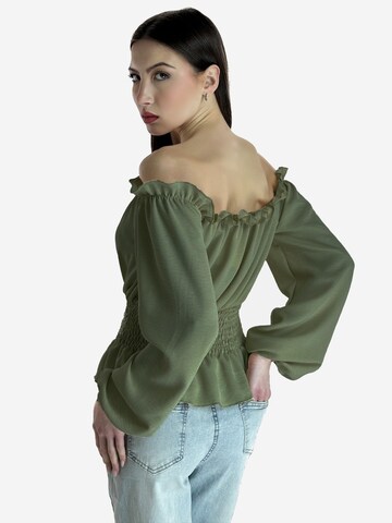 Elara Bluse in Grün