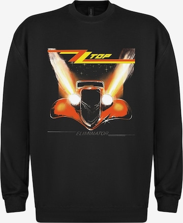 Felpa 'ZZ Top Eliminator Sweatshirt' di Rockshirts in nero: frontale