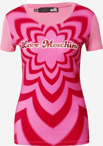 Love Moschino Tričko – pink: přední strana