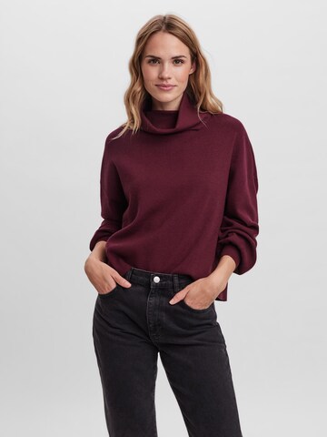 VERO MODA Pullover 'NANCY' in Rot: predná strana