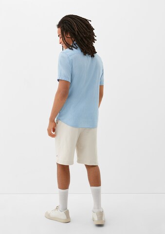 Regular fit Camicia di QS in blu