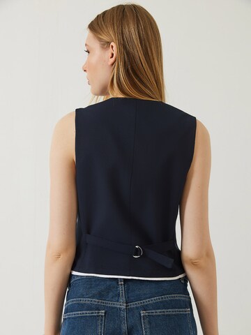 Gilet da completo di Bianco Lucci in blu