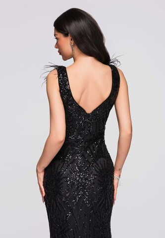 Ombre Avondjurk in Zwart