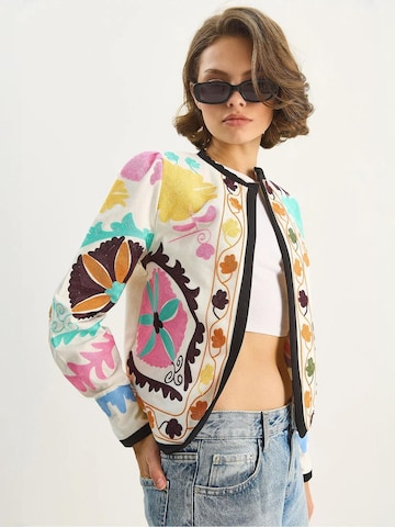 Bianco Lucci Between-Season Jacket in White