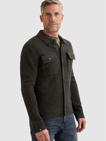 VANGUARD Gebreid vest 'Cardigan in wool with button closure' in Grijs
