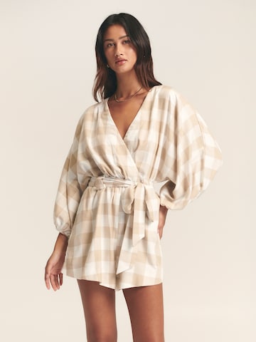 St MRLO - Jumpsuit 'Maya' en beige: frente
