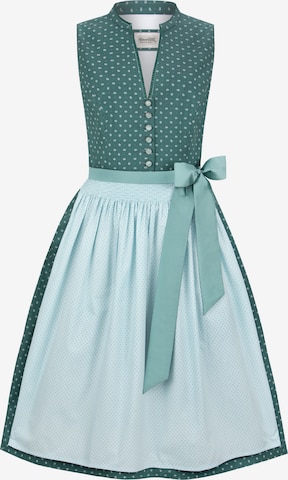 STOCKERPOINT Dirndl 'Linda' in Grün: Vorderseite
