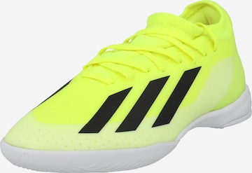 ADIDAS PERFORMANCE Soccer Cleats 'X CRAZYFAST LEAGUE' in Yellow: front