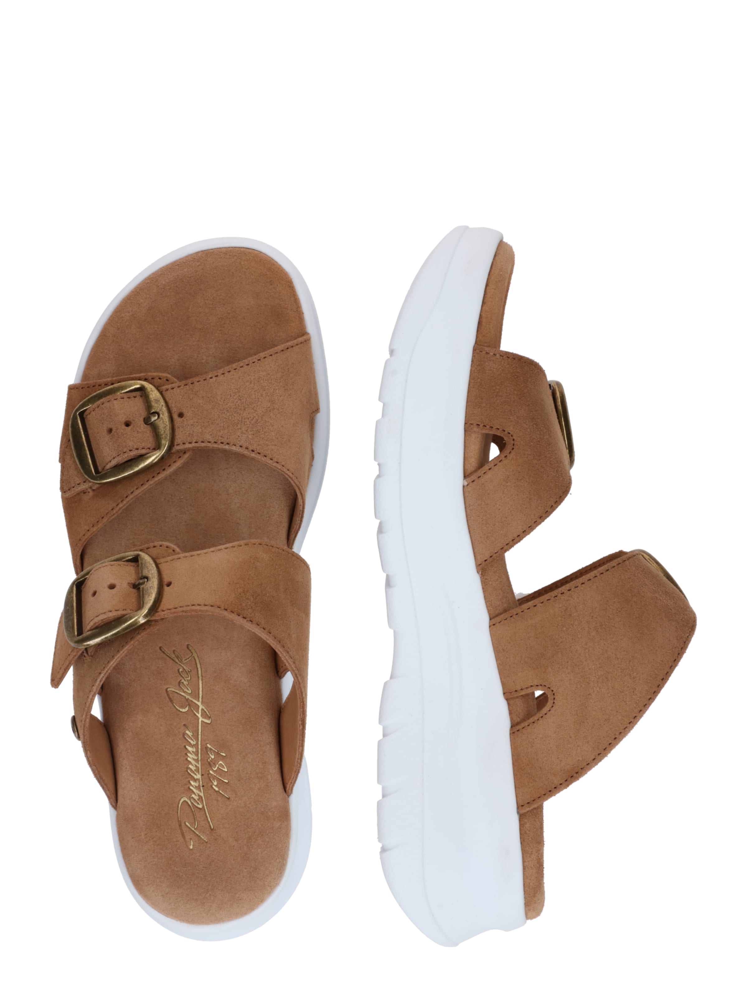 brūns PANAMA JACK Ādas čības 'Navia B2'