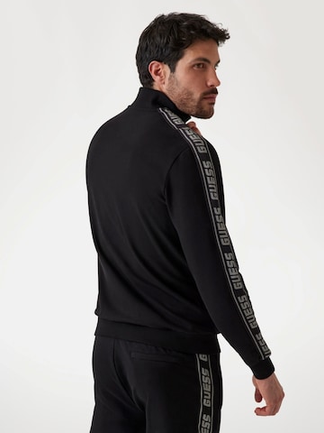 GUESS - Sudadera con cremallera 'Z2YQ12K6ZS1' en negro
