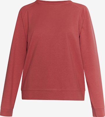 usha BLUE LABELSweater majica 'Fenia' - crvena boja: prednji dio