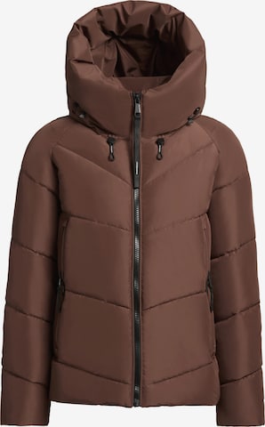 Geacă de iarnă 'ALESS' de la khujo pe maro: față