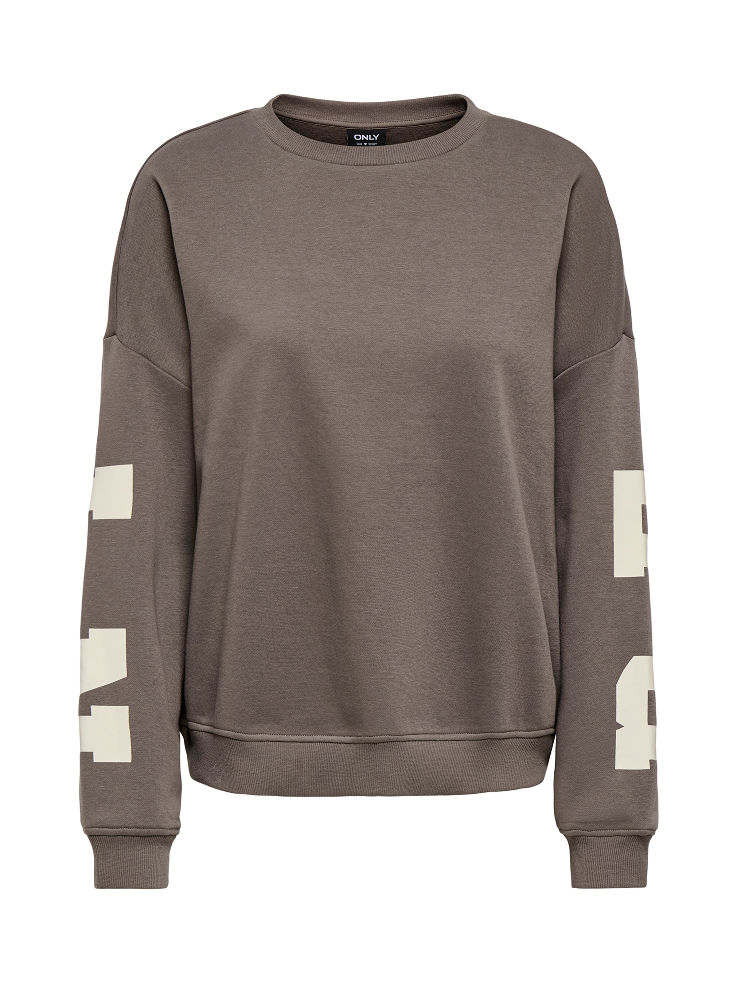 ONLY Sweatshirt in Grau: Vorderseite