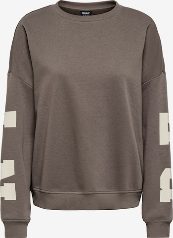 ONLY Sweatshirt in Grau: Vorderseite