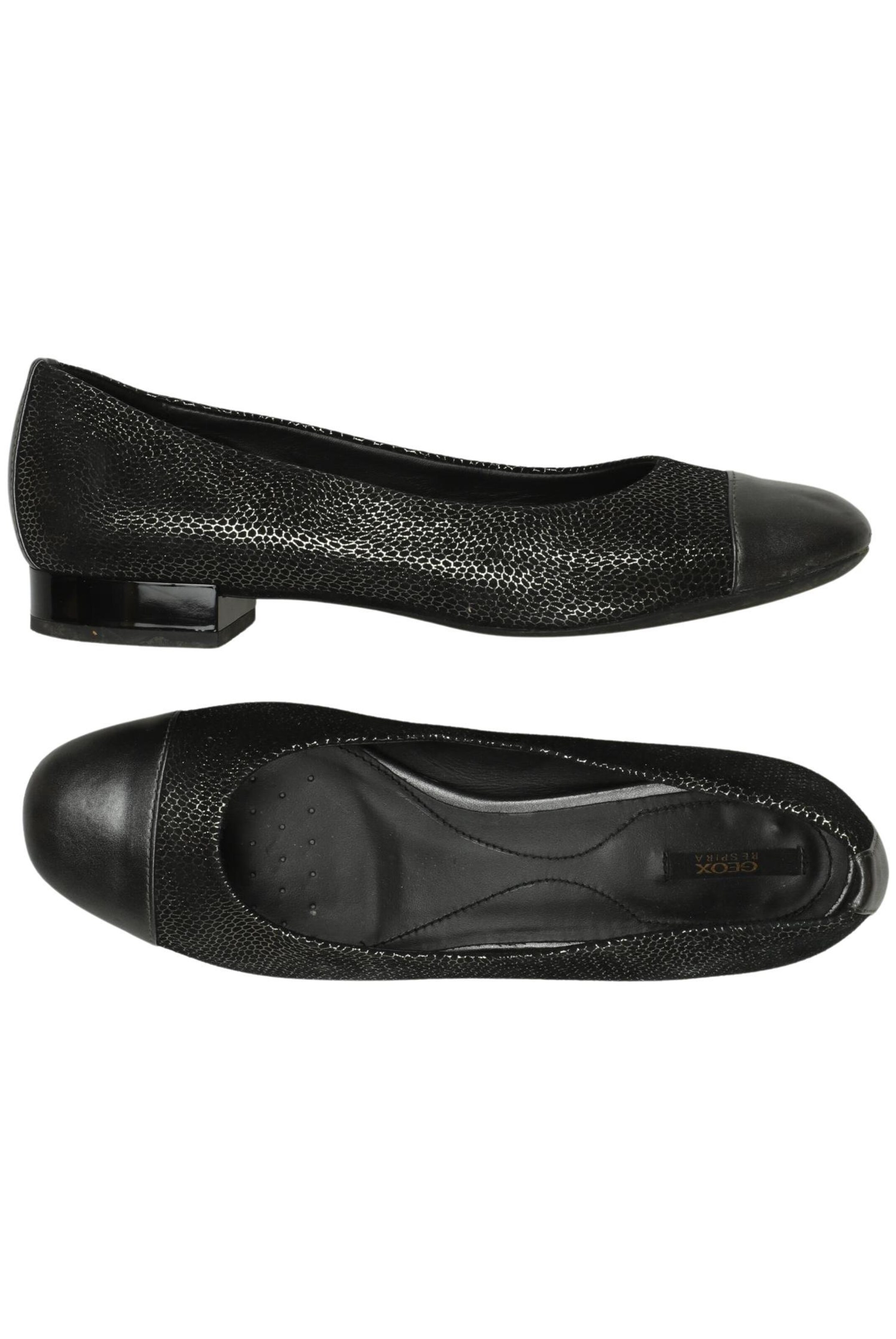 GEOX Flats & Loafers in 39 in Black: front