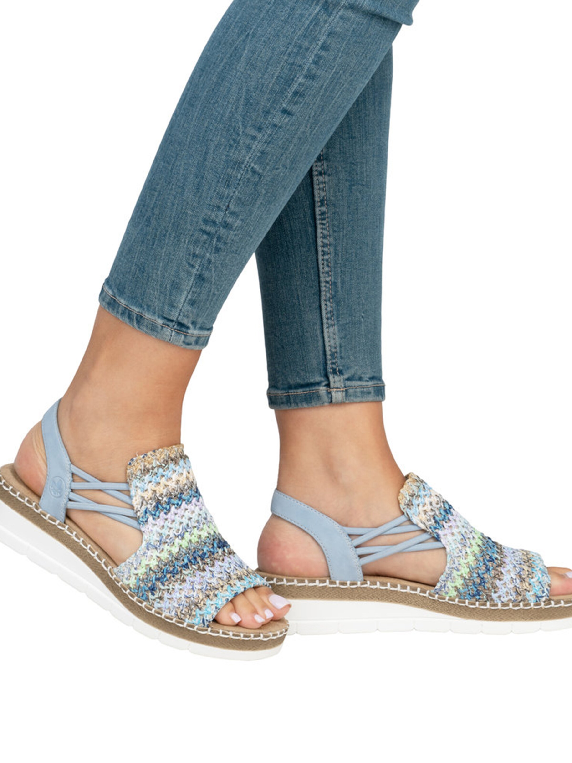 Sandales Rieker en bleu