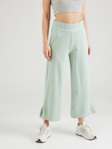 Mavi Wide leg Broek in Groen: voorkant