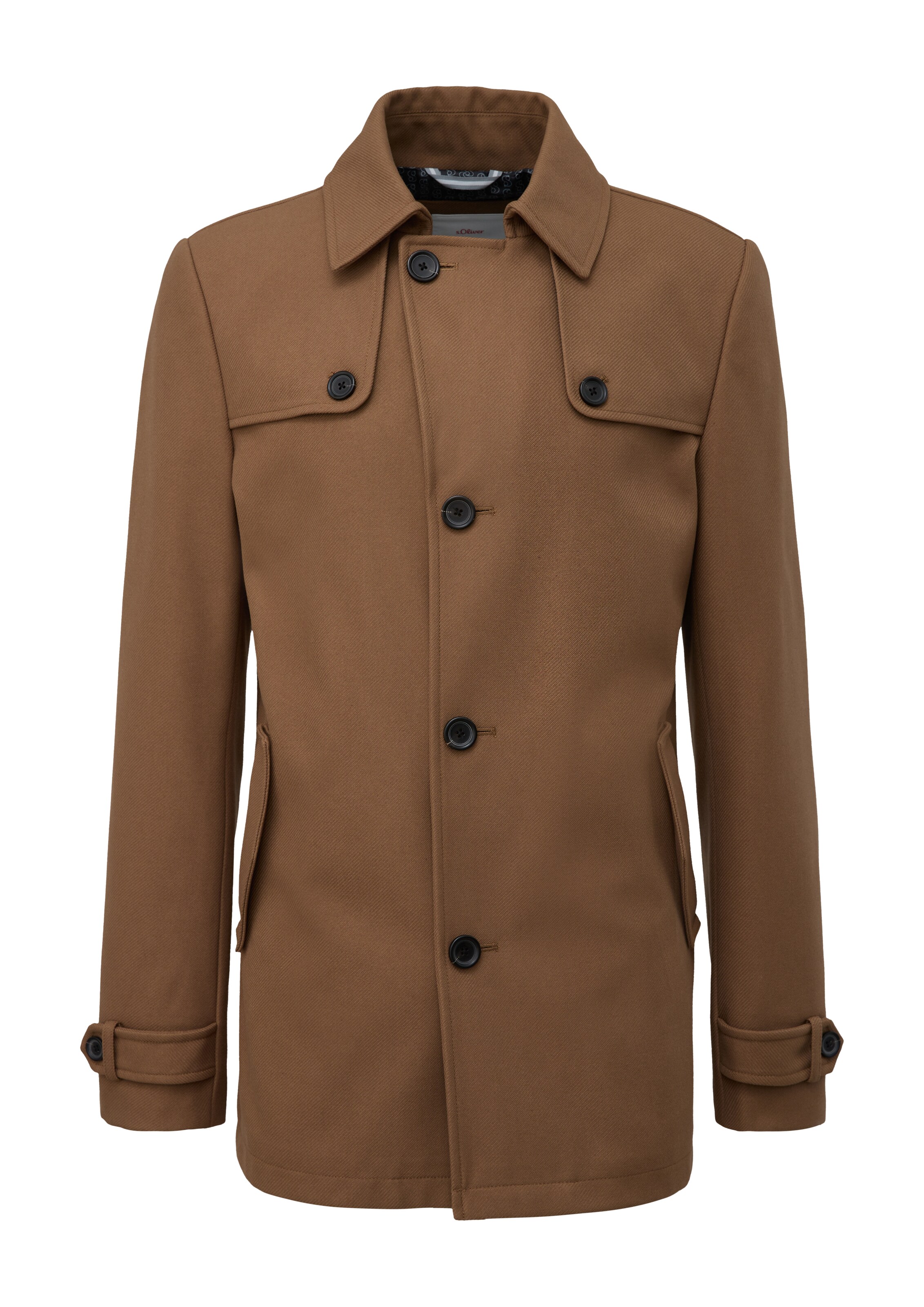 s.Oliver Mantel in Braun: Vorderseite