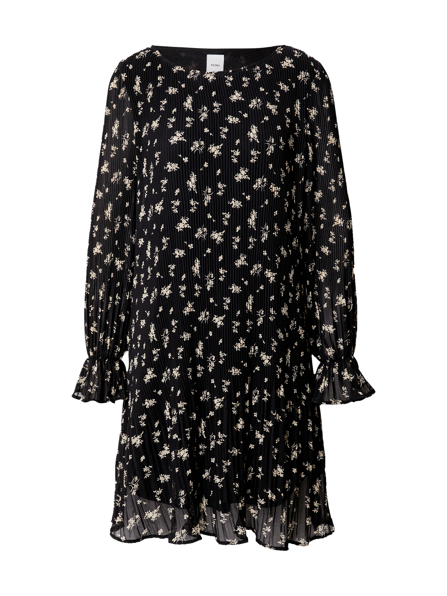 9uUX3 Odzież ICHI Sukienka PATRICIA w kolorze Czarnym 