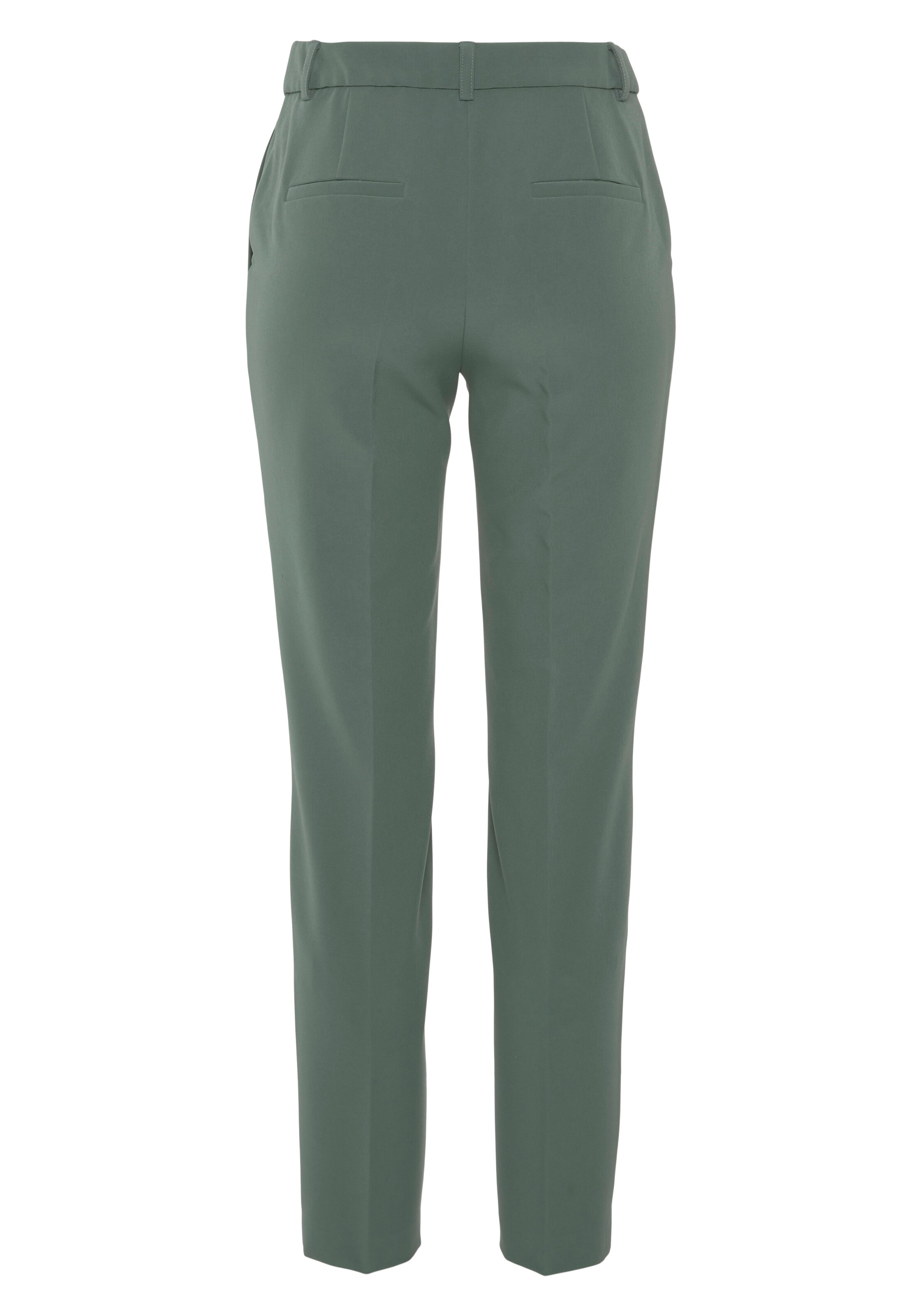 Tamaris Slim fit Pleated Pants in Green
