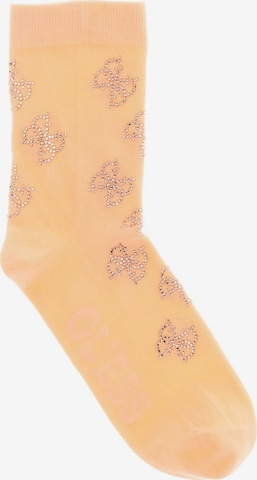 GUESS Socks in Orange: front