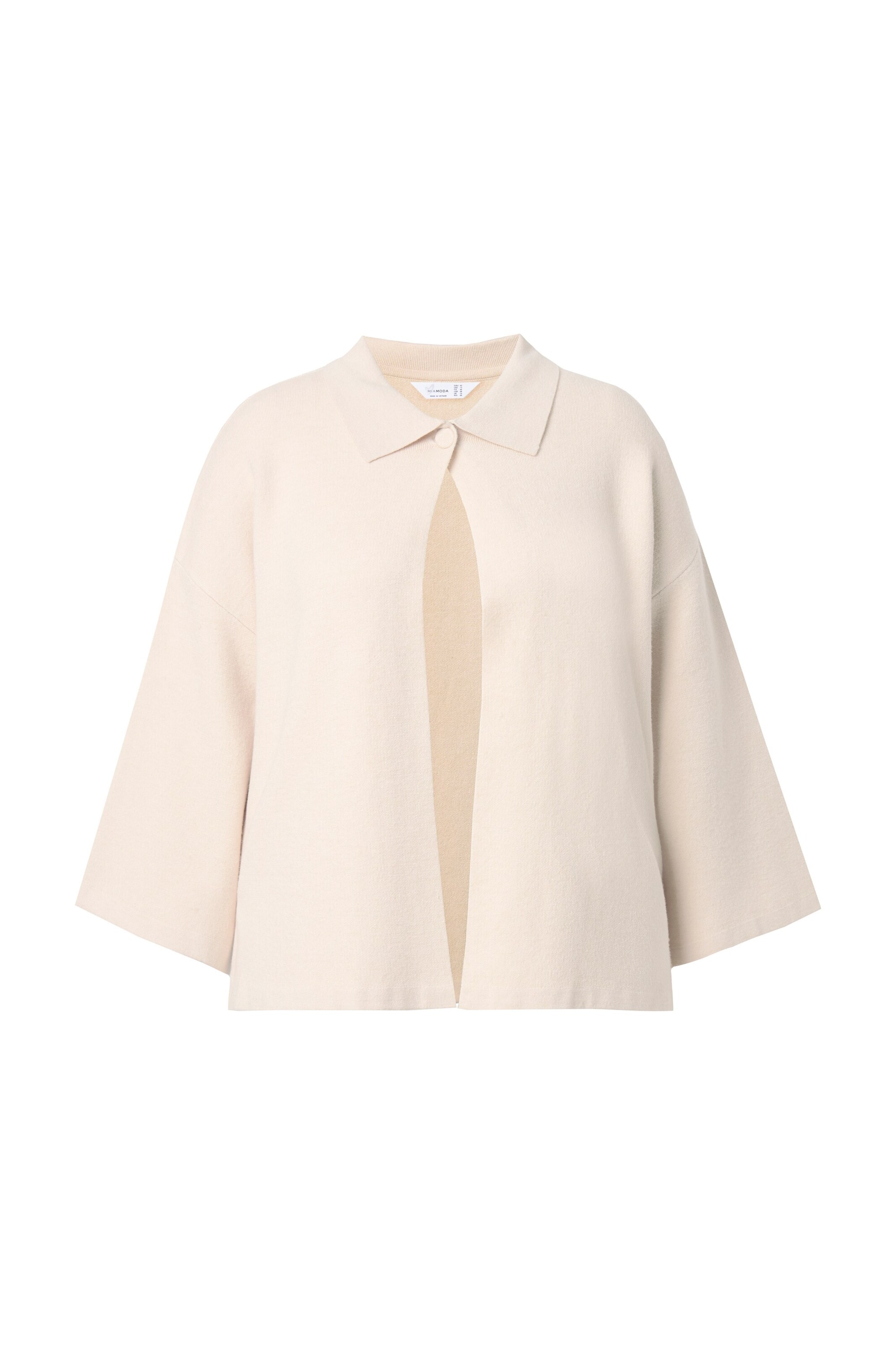 MIAMODA Strickjacke in Weiß: Vorderseite